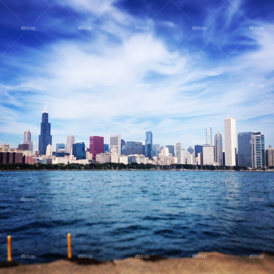 Chicago skyline . Chicago skyline 