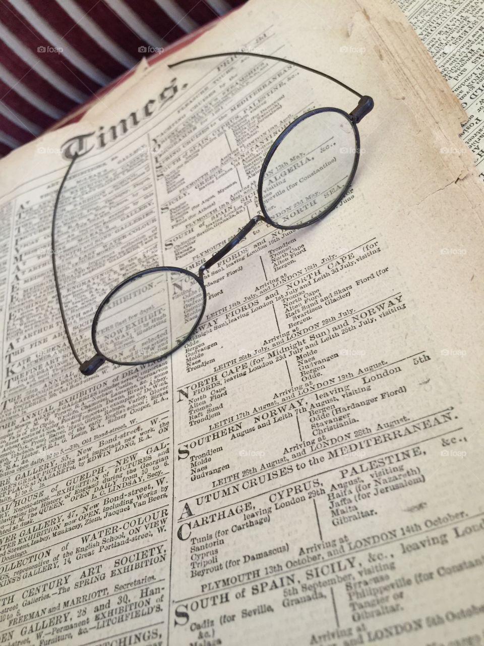 Old Fashioned Eye Glasses