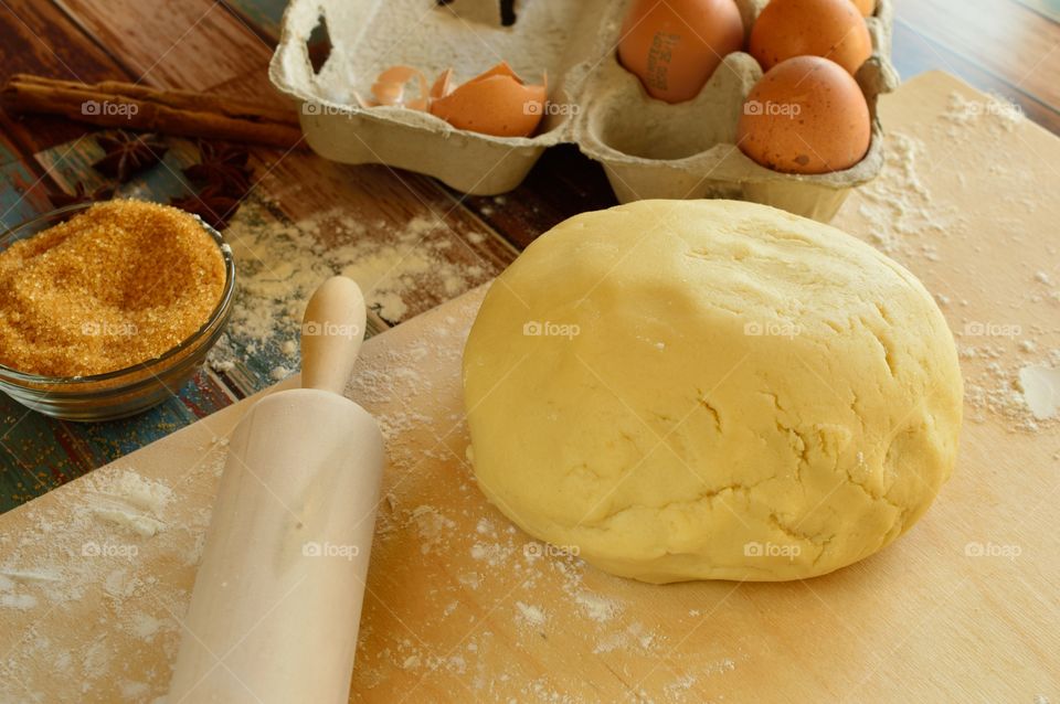 dough ready to make a delicious dessert