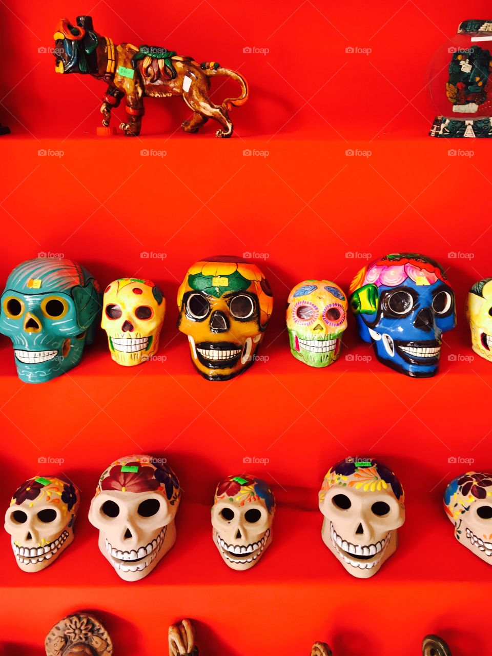 Day of the dead masks, Mexico 