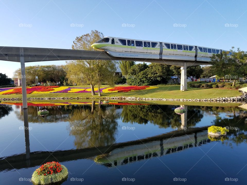 Disney Epcot Monorail