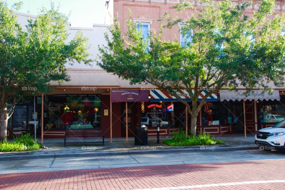 Historic downtown shops