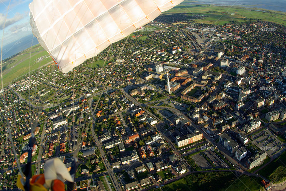 flying sylt canopy skydive by seeker