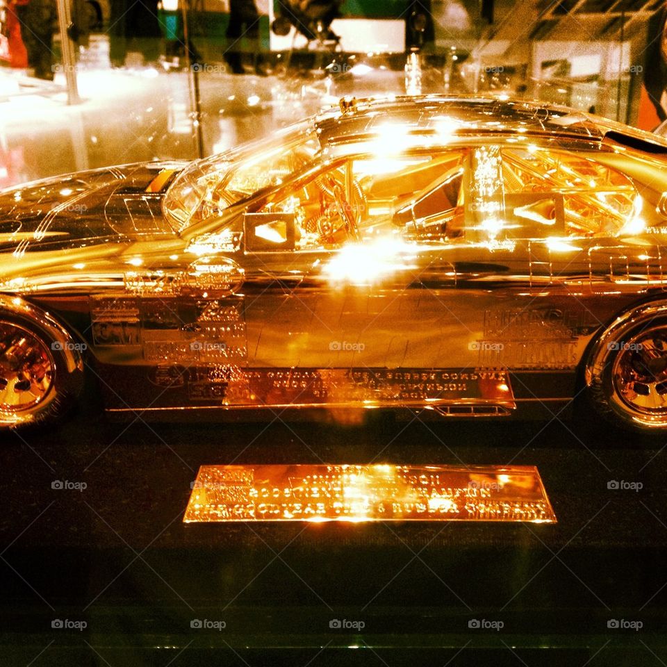 Gold car