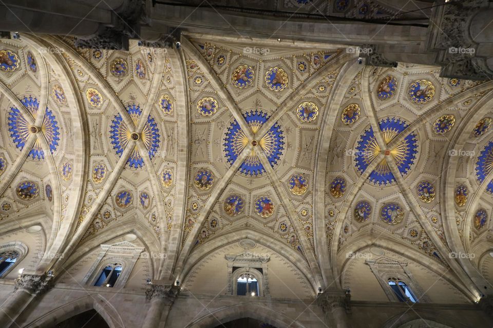 Old ceiling of a church 