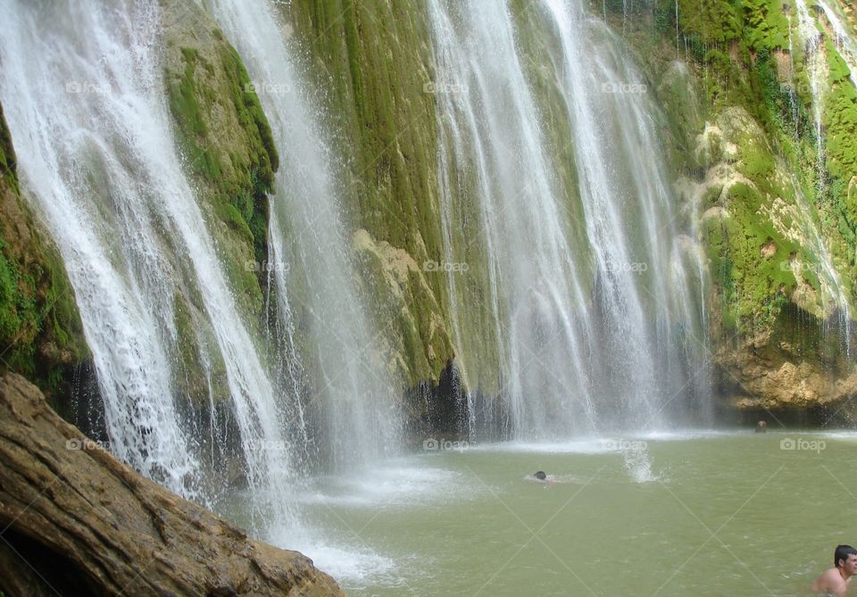 Beautiful Caribbean waterfall! 