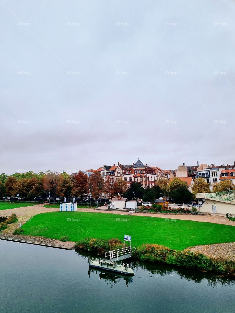 Heidelberg from above. I decided to walk to the park even though the weather was not that nice, but I had a great morning regardless.