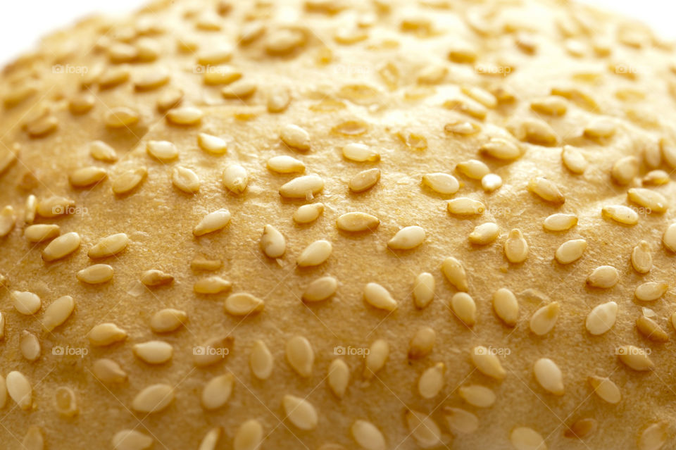 Texture of bread with sesame