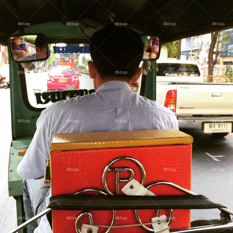 Tuk Tuk ride Bangkok. Took a traditional tuk tuk ride in Bangkok