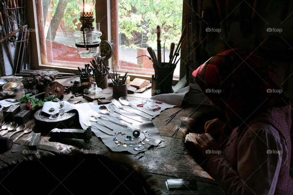 Woman craft worker