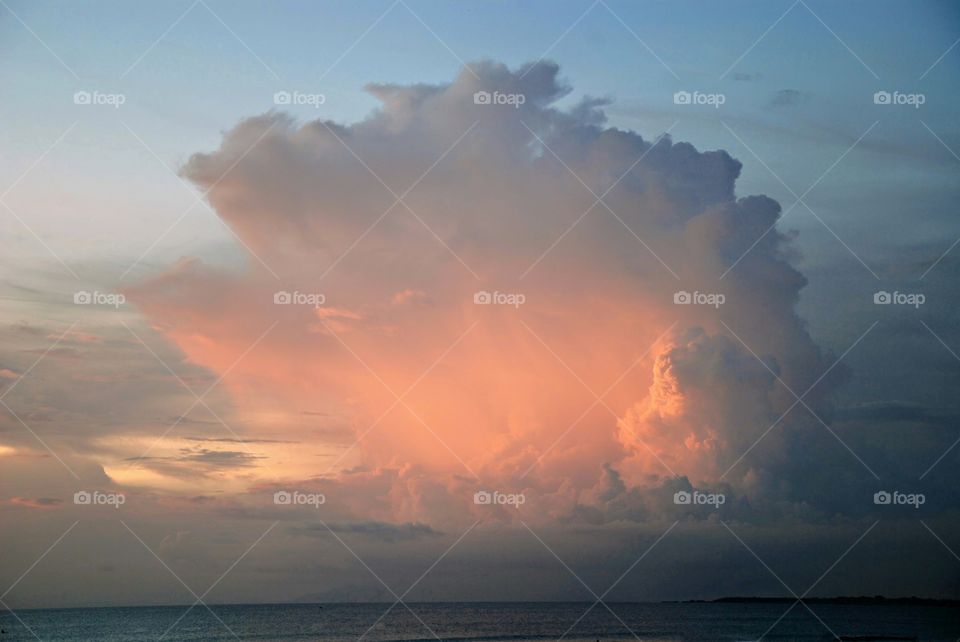 clouds in Bali, Indonesia