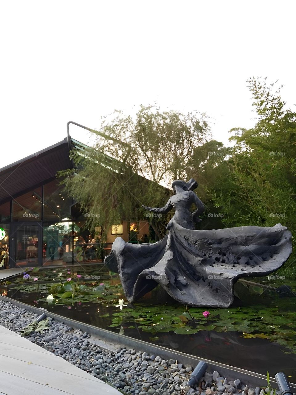 Sculpture in the Pond