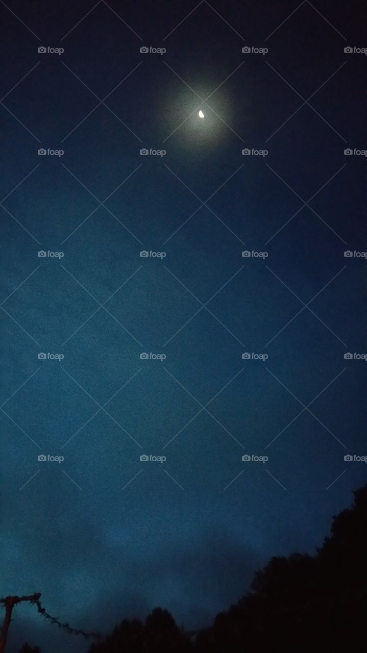 Moon, Sky, Abstract, Dark, No Person