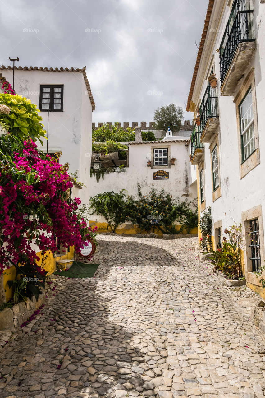 Beautiful streets in Portugal (Óbidos)