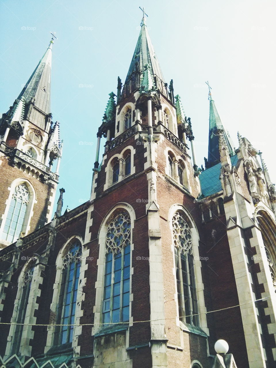 Gothic church. Gothic church in the Lviv, Ukraine