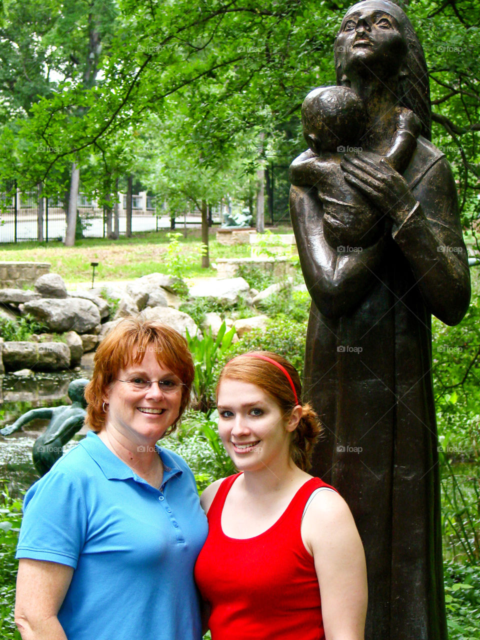 Mom and daughter in Austin 
