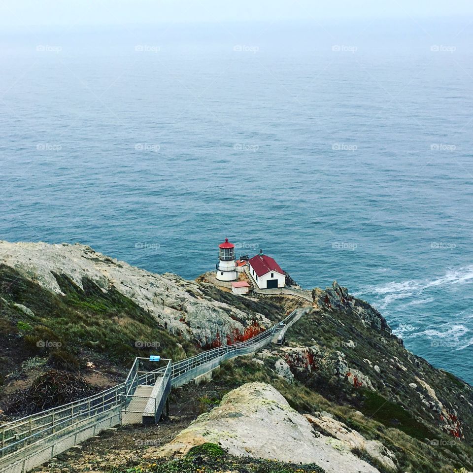 Lighthouse at Point Reyes National Seashore. Nice mix of man made beauty with fabulous nature.