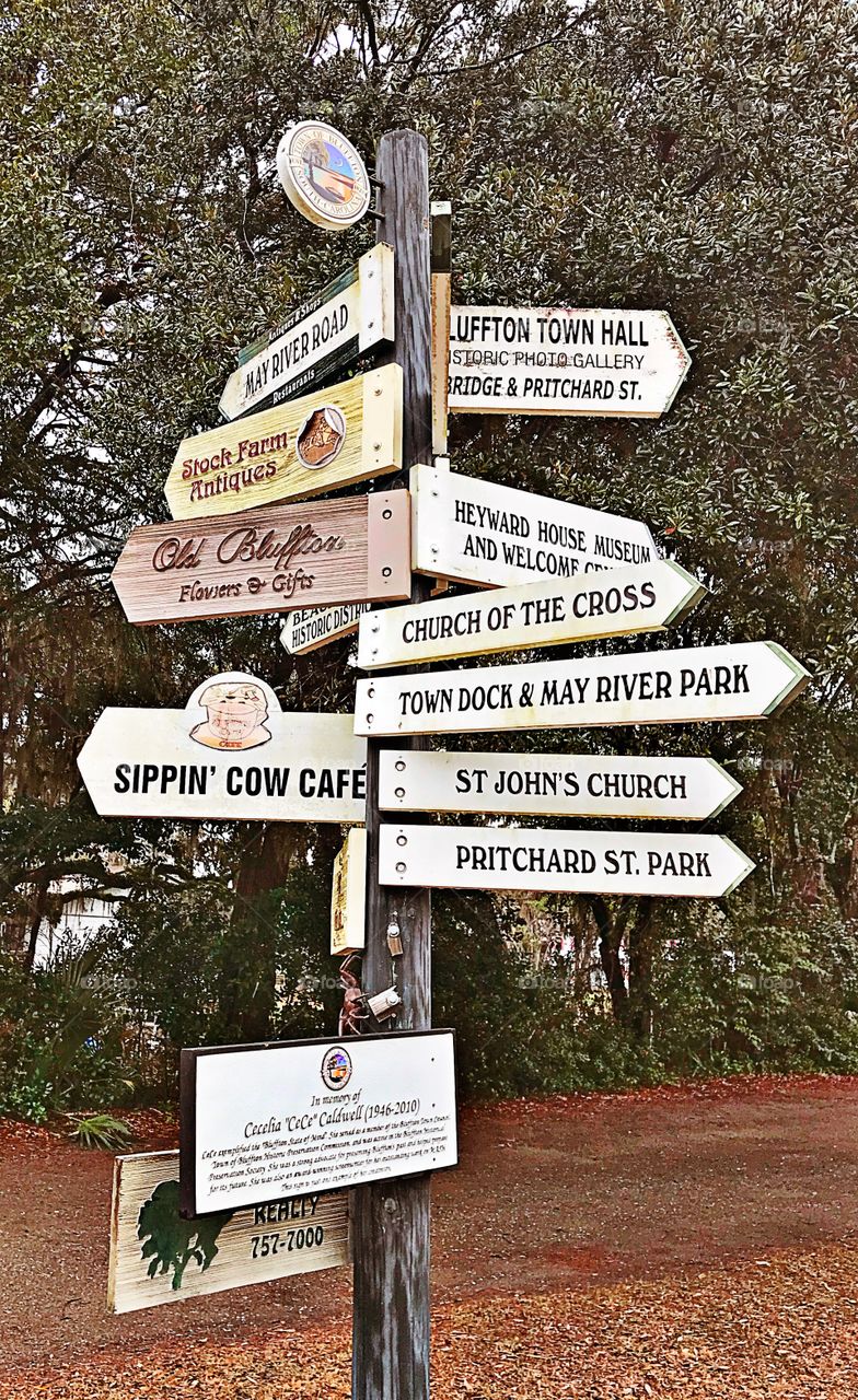 Directions!   Bluffton South Carolina 