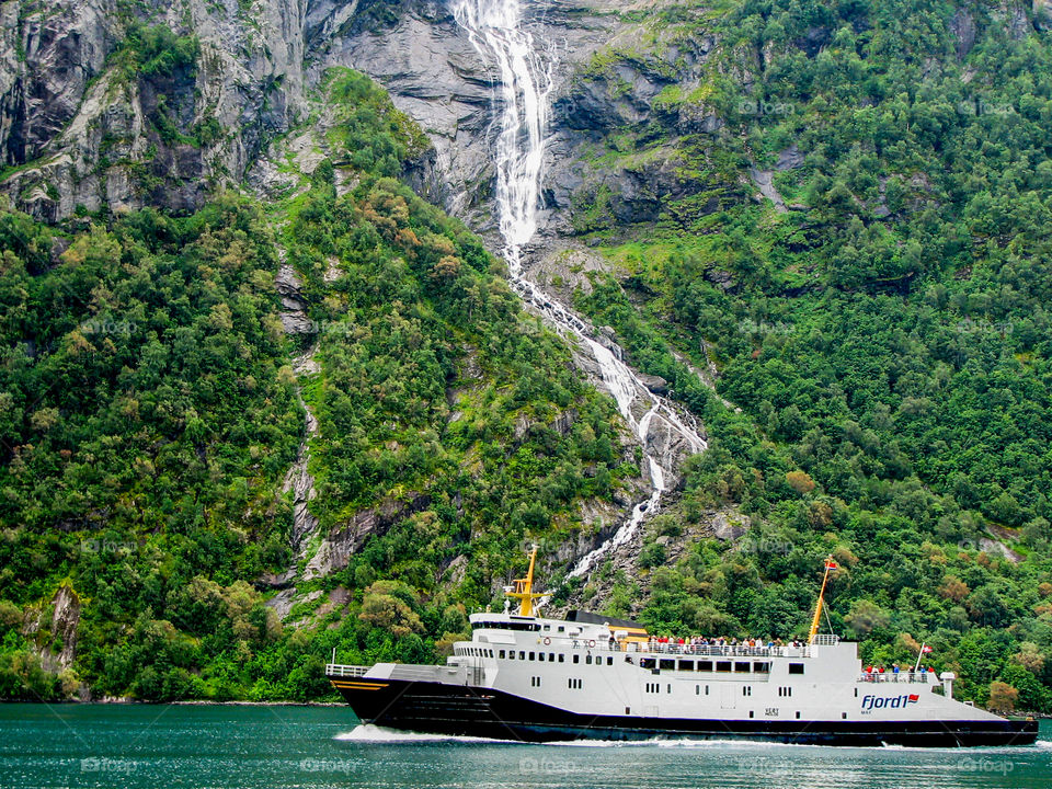 Geiranger fjord Norway