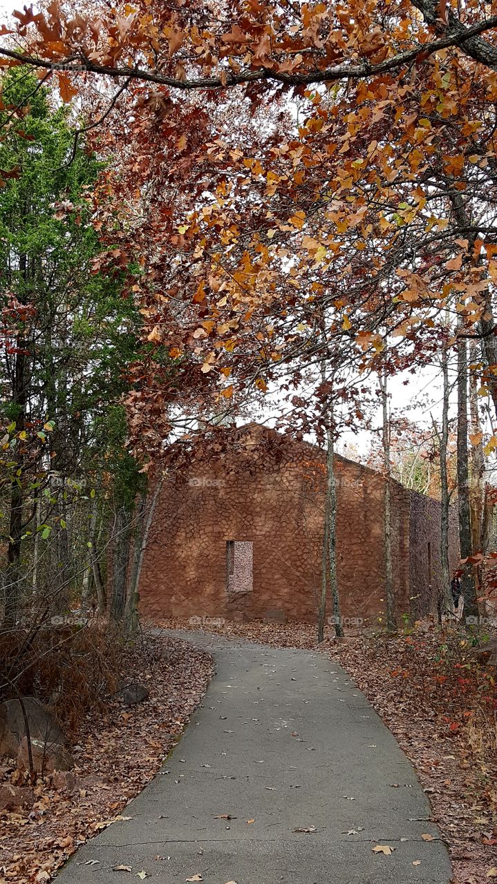Old Engine House ruins at Elephant Rock at Grandville Mo.