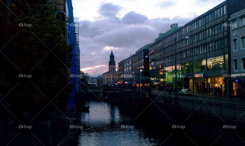 Evening stroll in Gothenburg Sweden