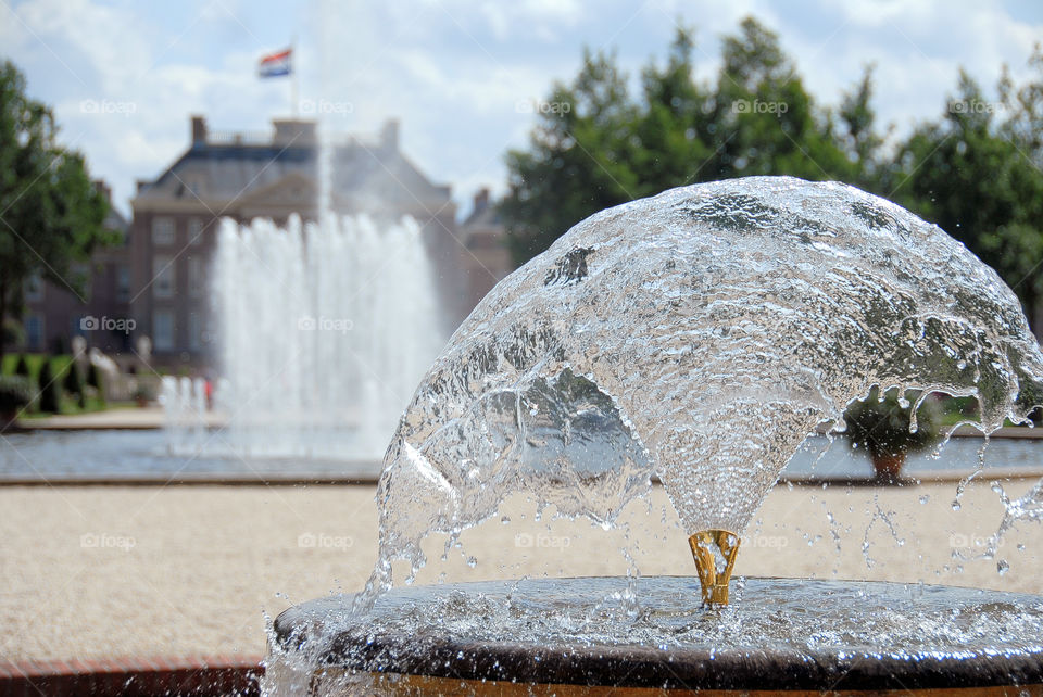 Close-up of fountain