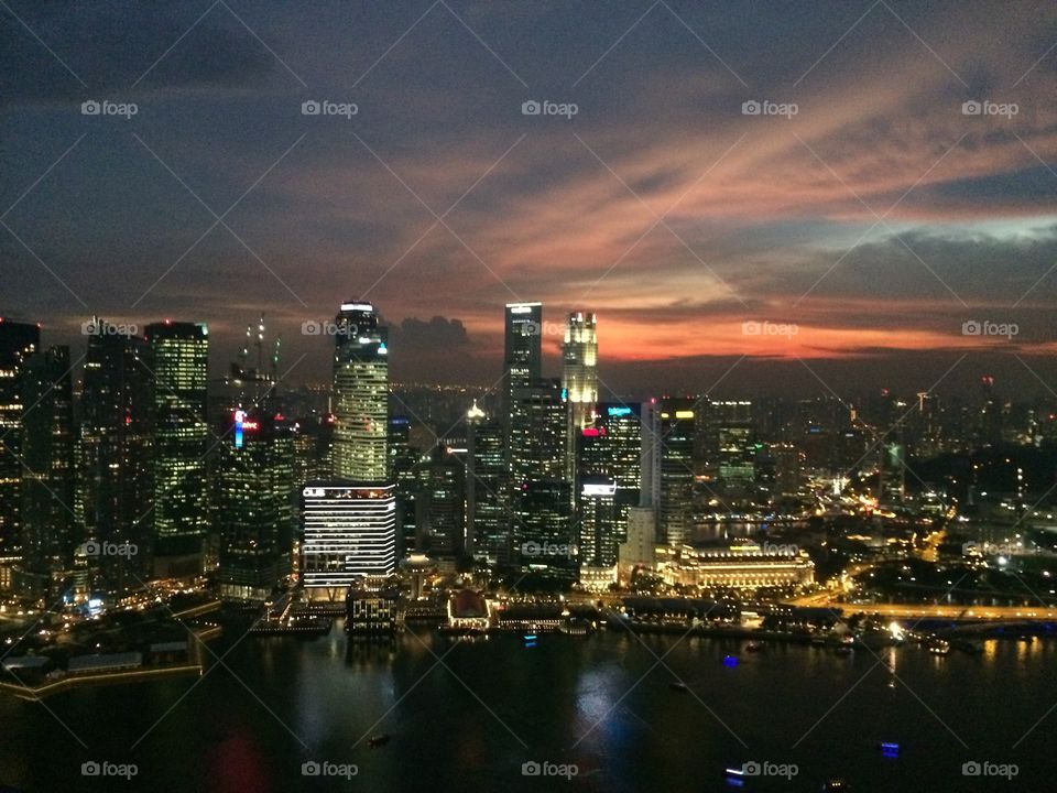 Marina bay sands . Singapore 