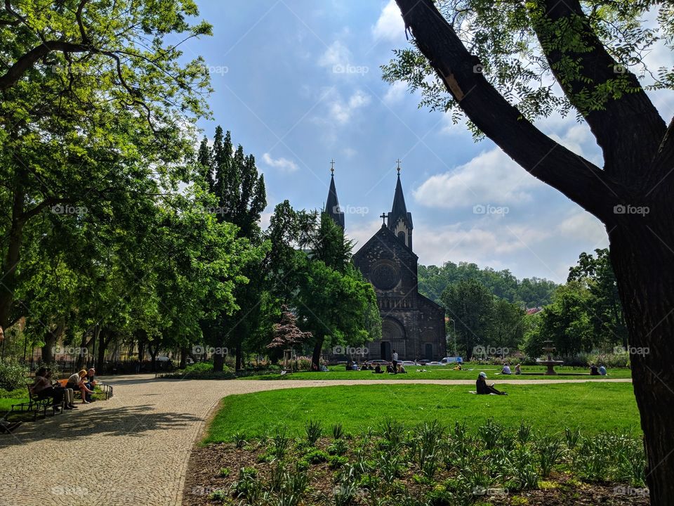 Spring afternoon in Prague