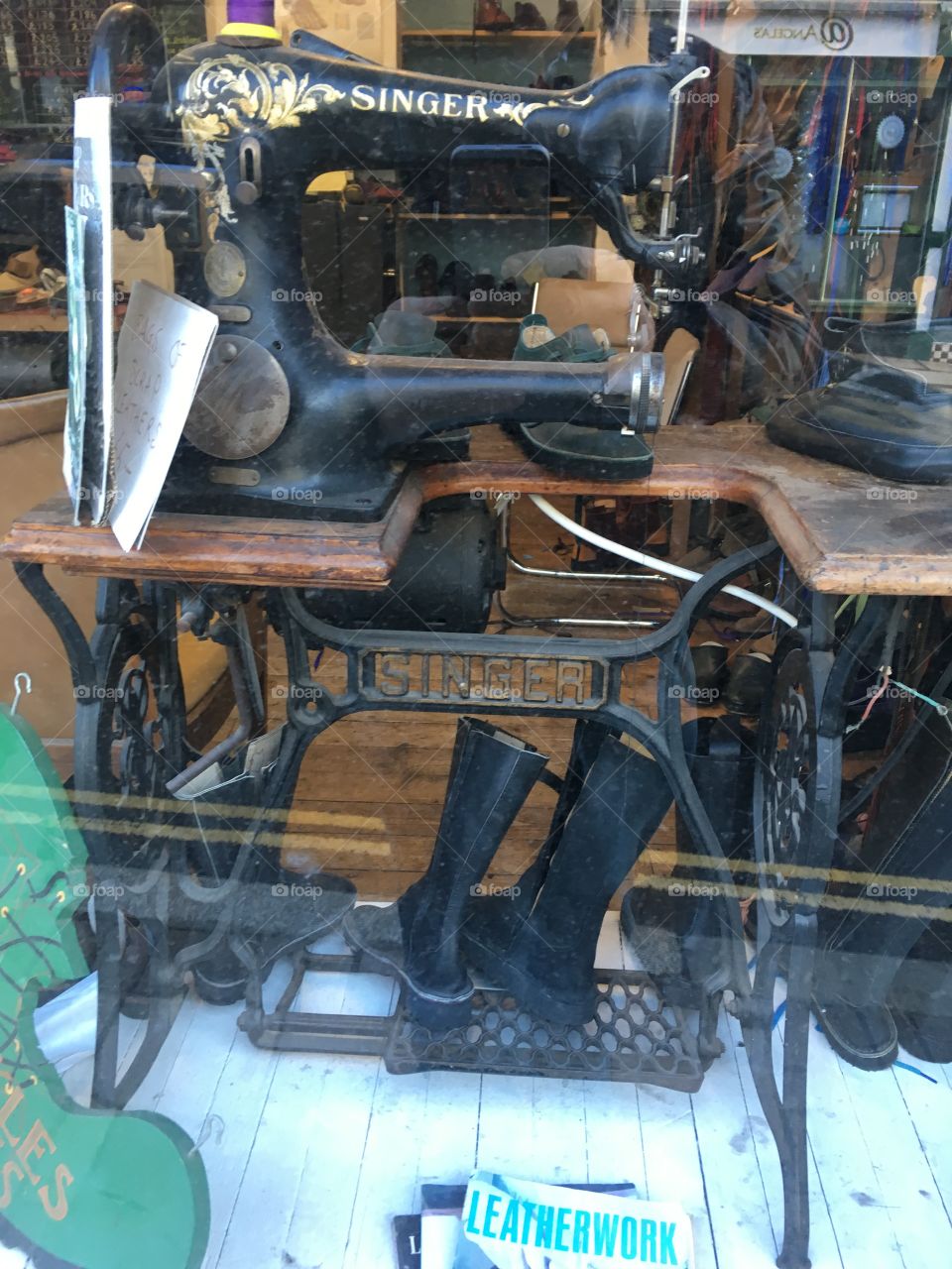 Traditional Sewing machine, heavily used in the UK historically. 
