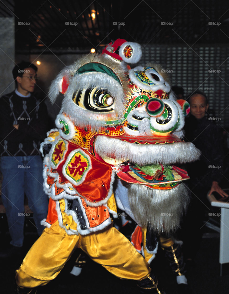 people chinese lion dance by poorguy2