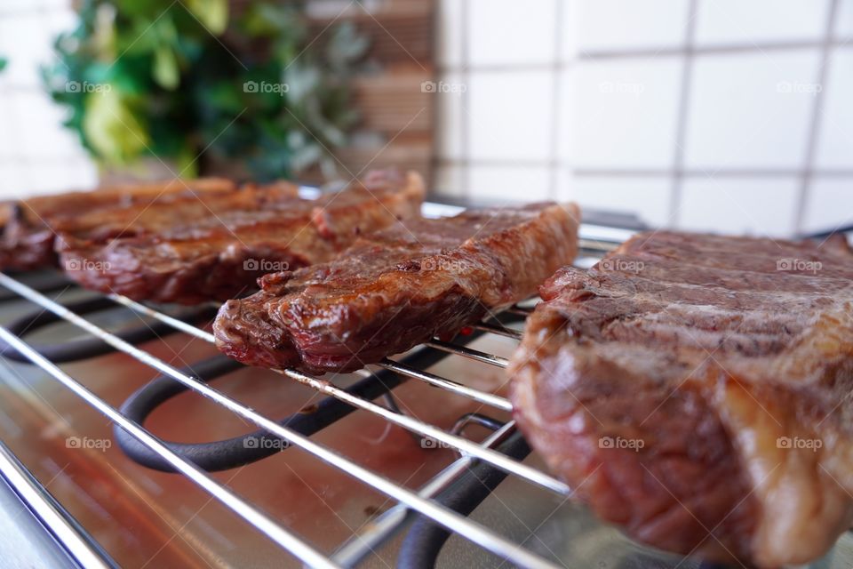 Barbecue at home in Brazil. Picanha is a cut of beef first made popular in Brazil, and later adopted in Portugal.
In the United States, the cut is little known and often named top sirloin cap, rump cover, rump cap, or culotte.