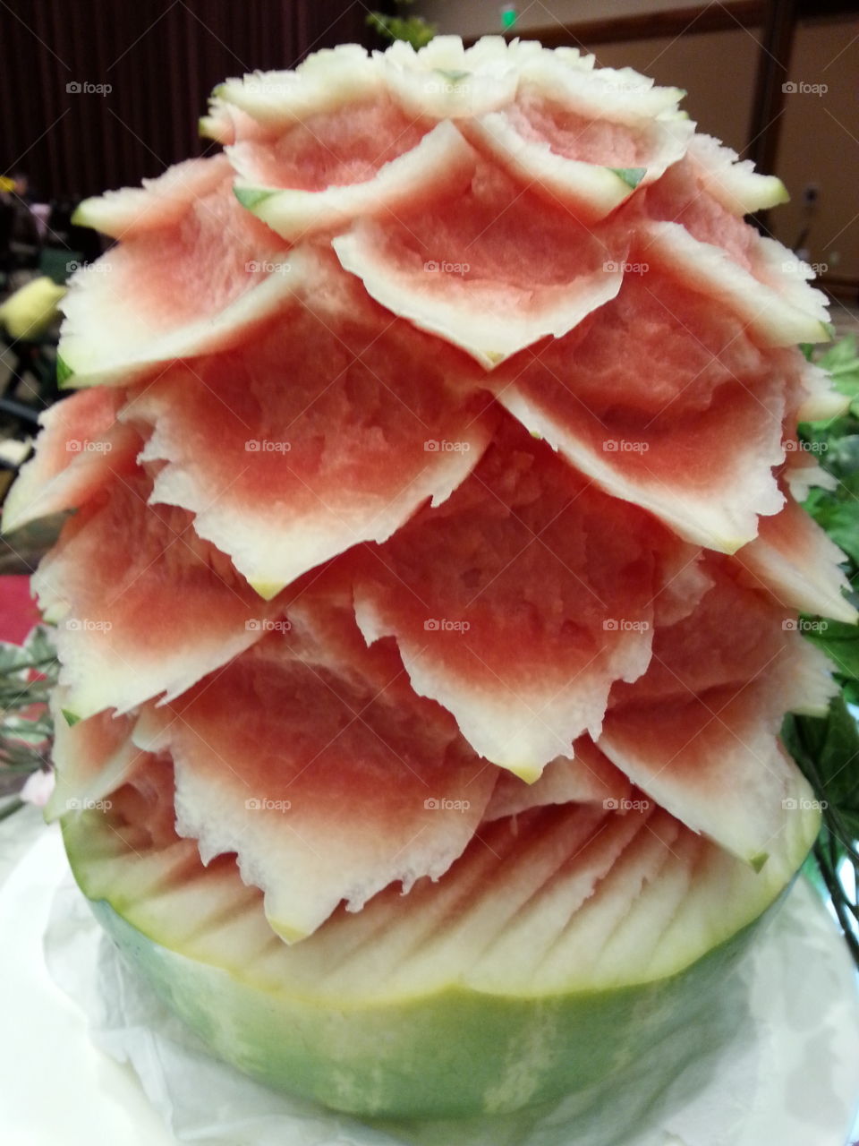 sculpture. gourmet watermelon
