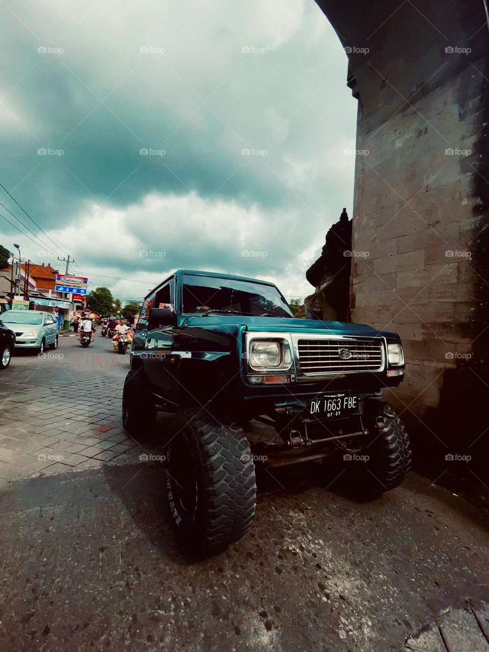 On the way to Offroading at Bali,Indonesia 