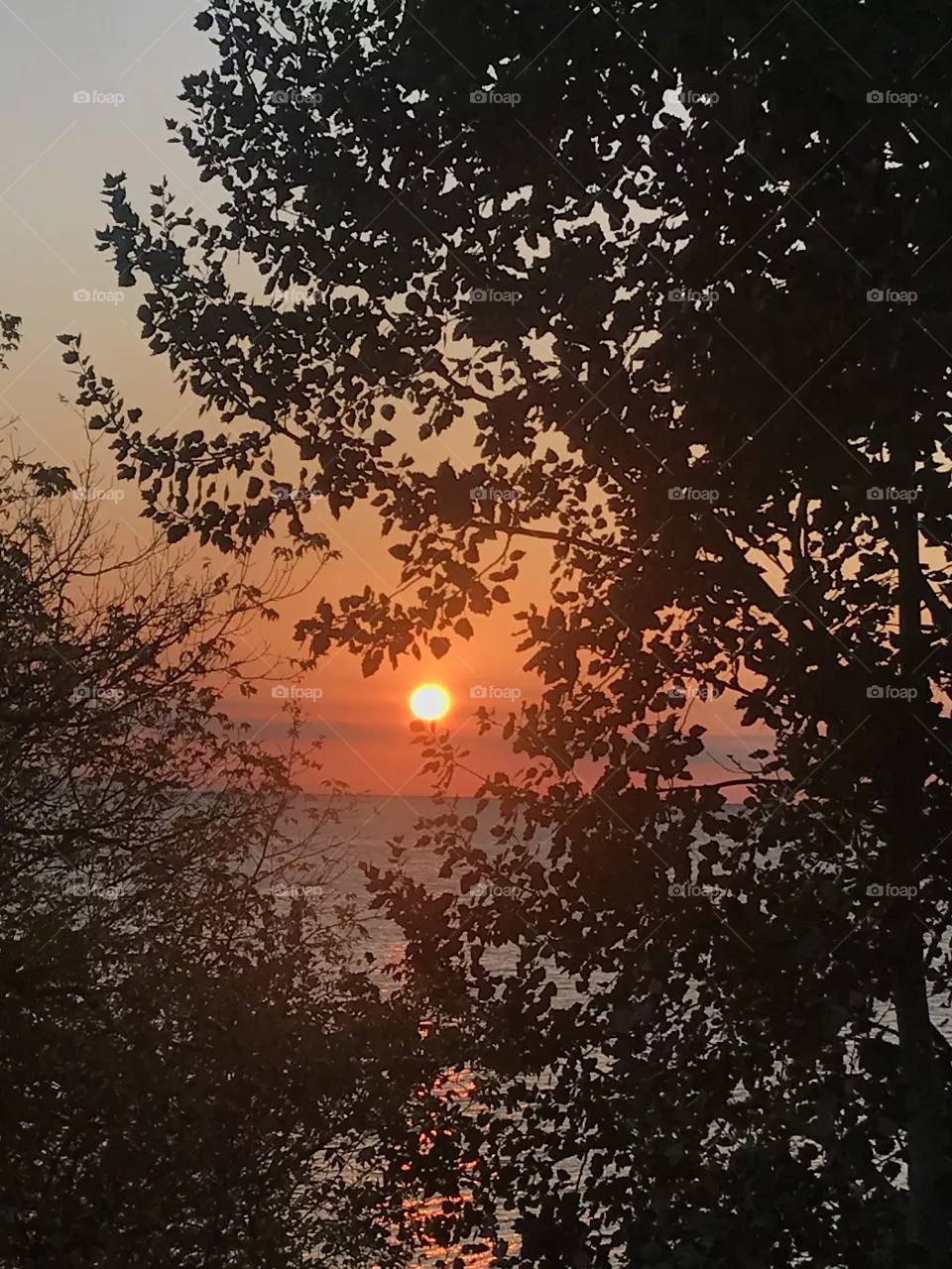 Sunset on Lake Erie 