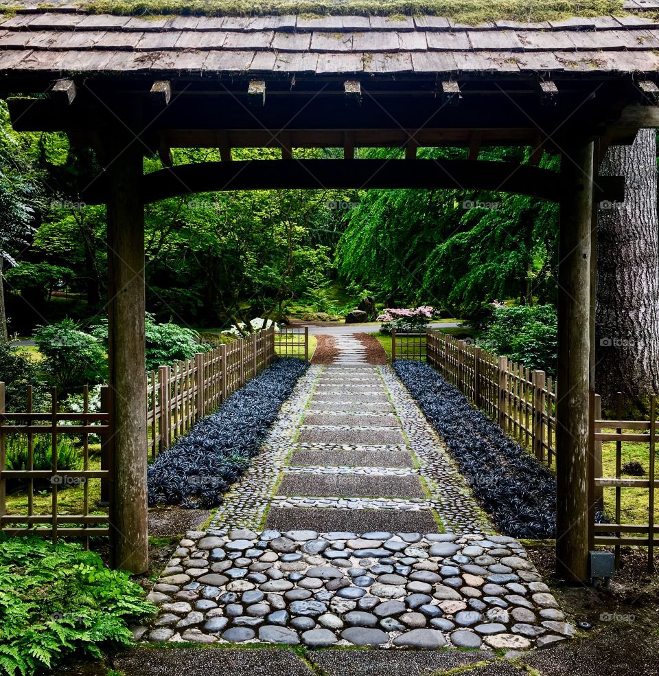 Zen Garden Entrance
