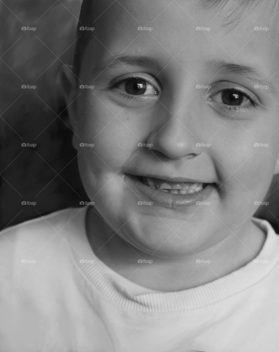 Smiling Boy Portrait