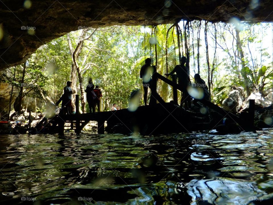 Emerging from a Cenote 