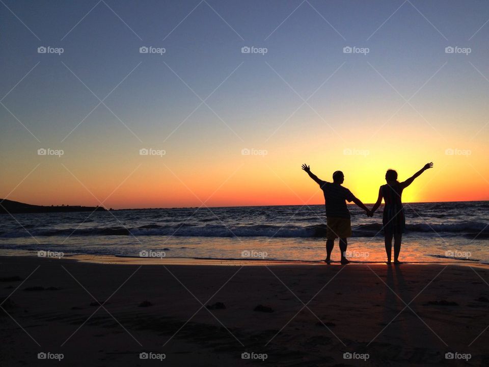 Couple at the beach