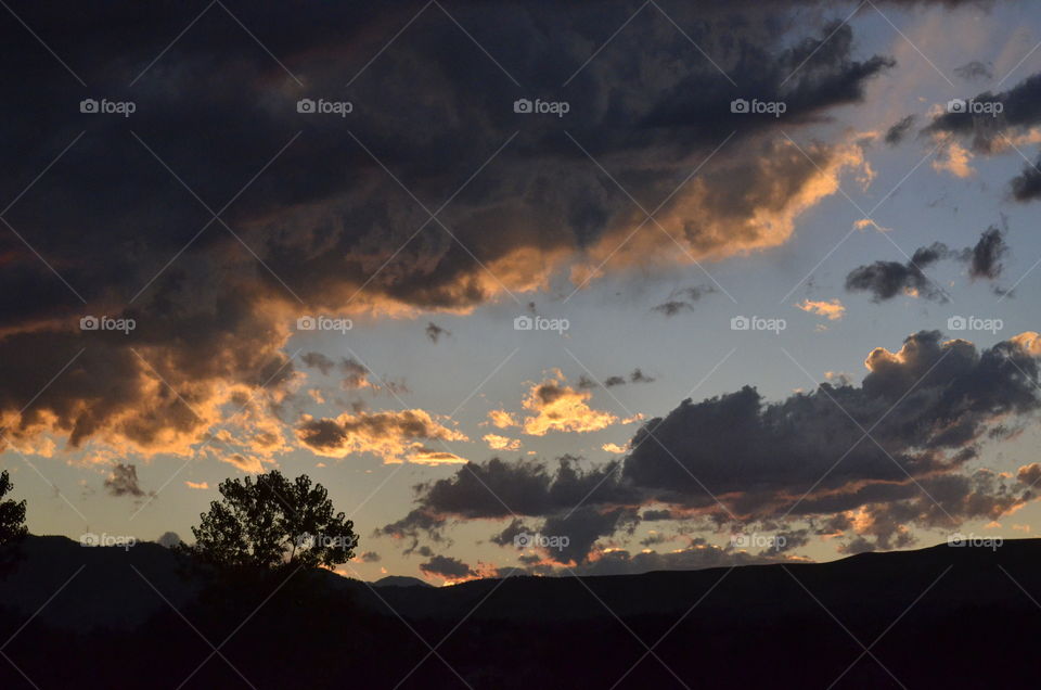 Clouds Like Waves Of Light