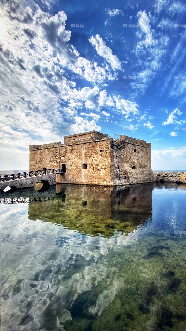 The famous castle in Paphos , Cyprus! This island is full of beautiful and historic places! Worth a visit. 🤗