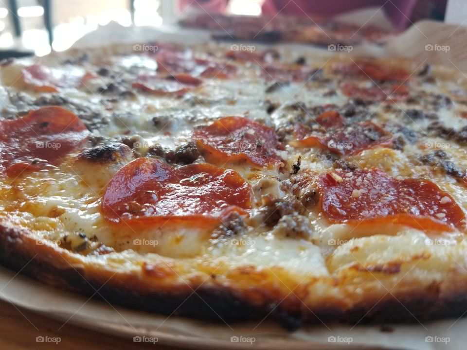 Pizza, Mozzarella, Cheese, Crust, Dough