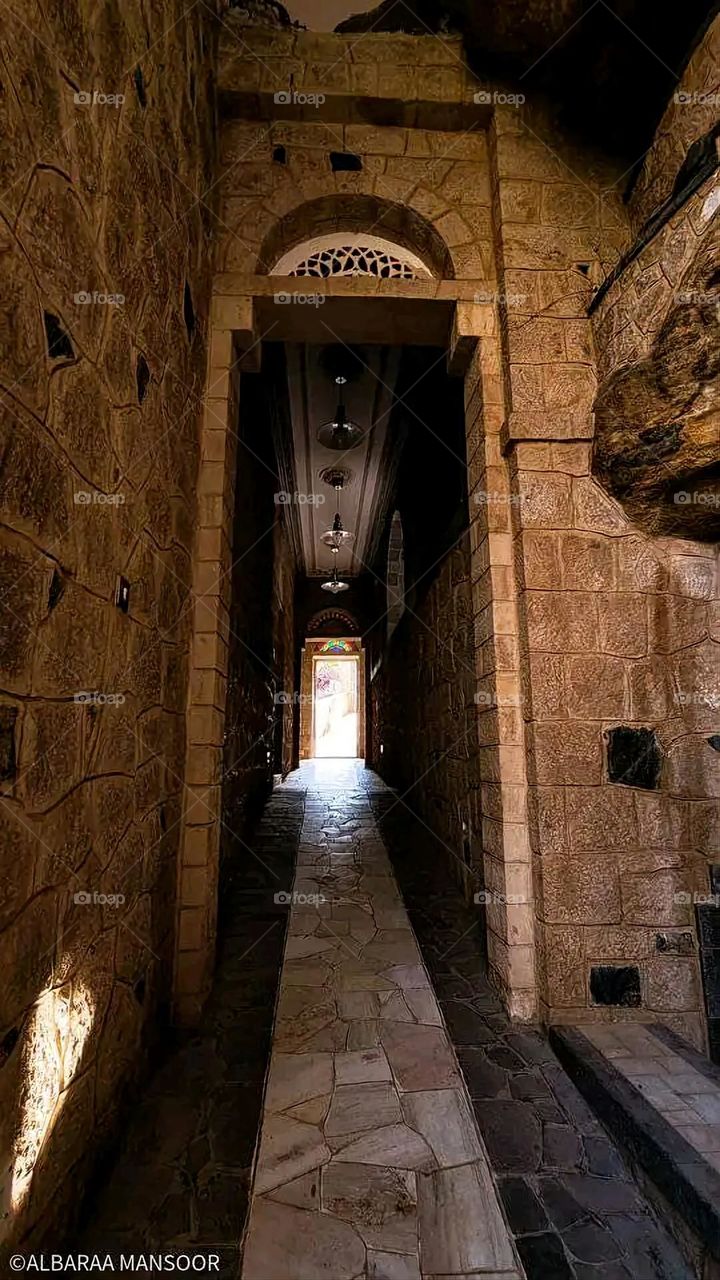 Glory be to God, the magnificent and picturesque view and the natural green trees are a view that is nothing more wonderful than it