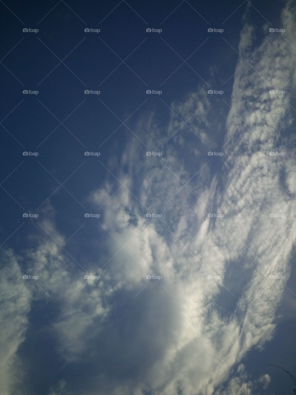 the beautiful summer clouds