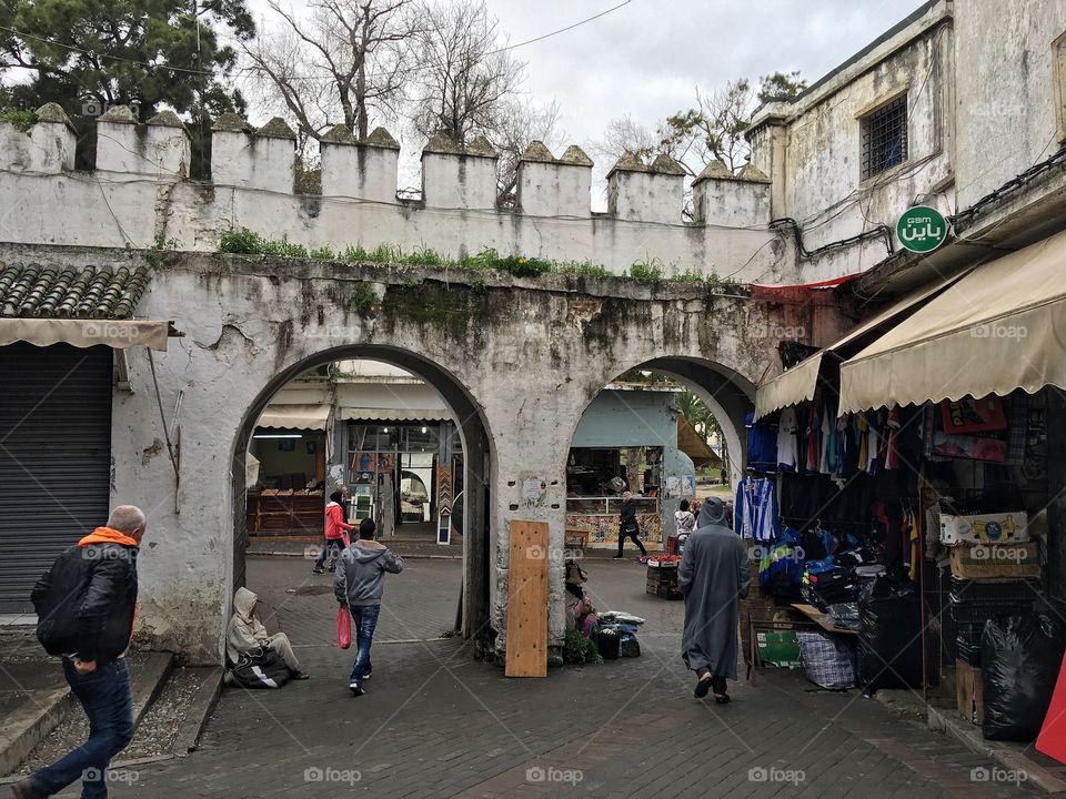 Street, City, Town, People, Market