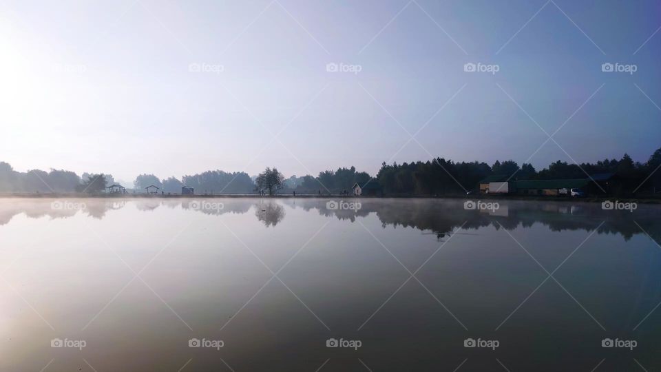 Sunrise on the lake