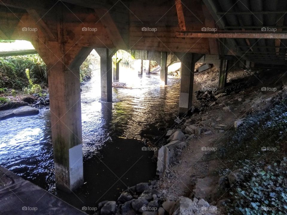 under the bridge