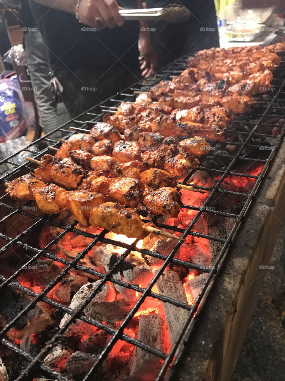 Delicious BBQ Chicken at Taste of Lawrence Festival