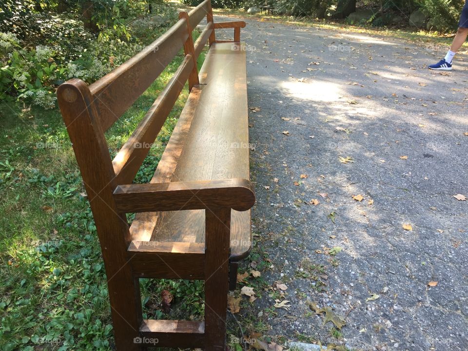 Oak bench- antique 