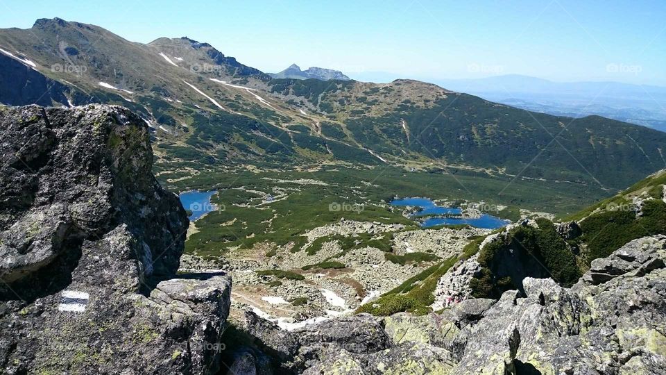 Scenic view of mountains