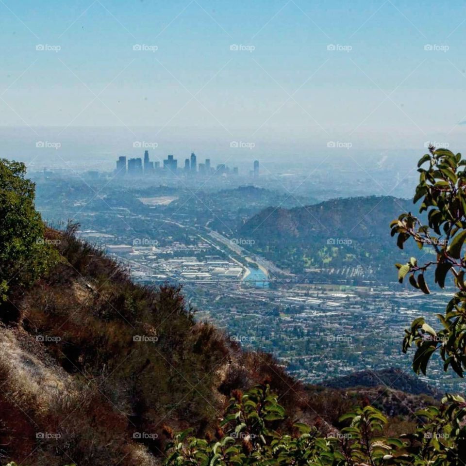 la sky line from hiking